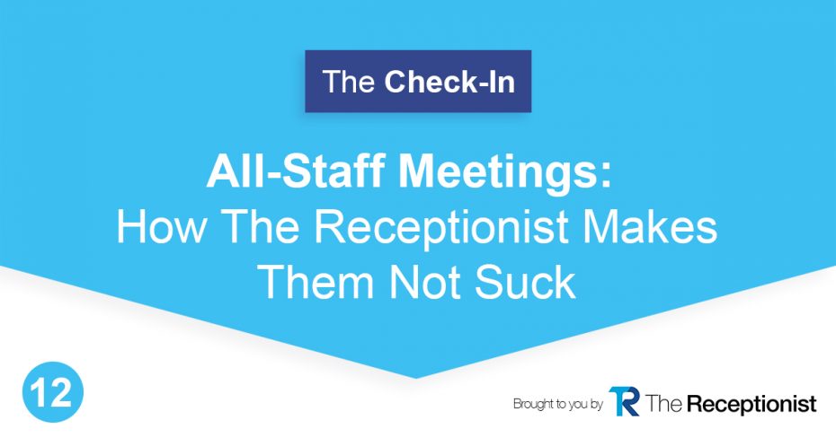 Great staff meetings