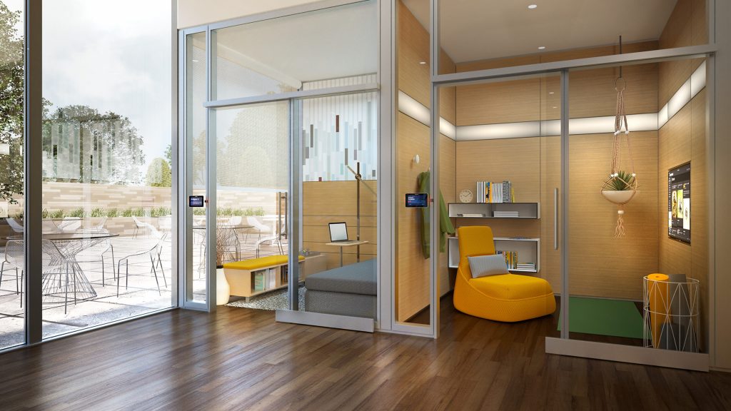 quiet spaces at work
