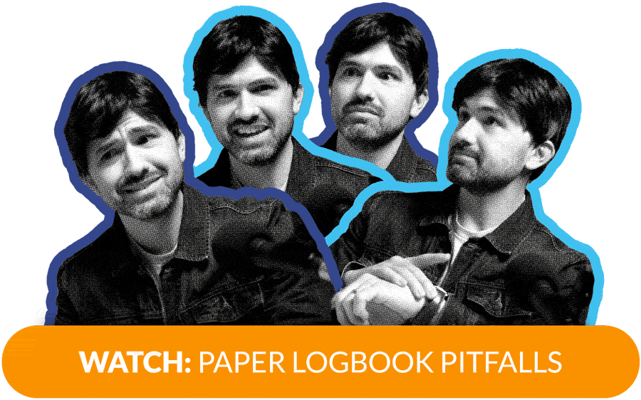 Watch videos of why to ditch your paper logbook